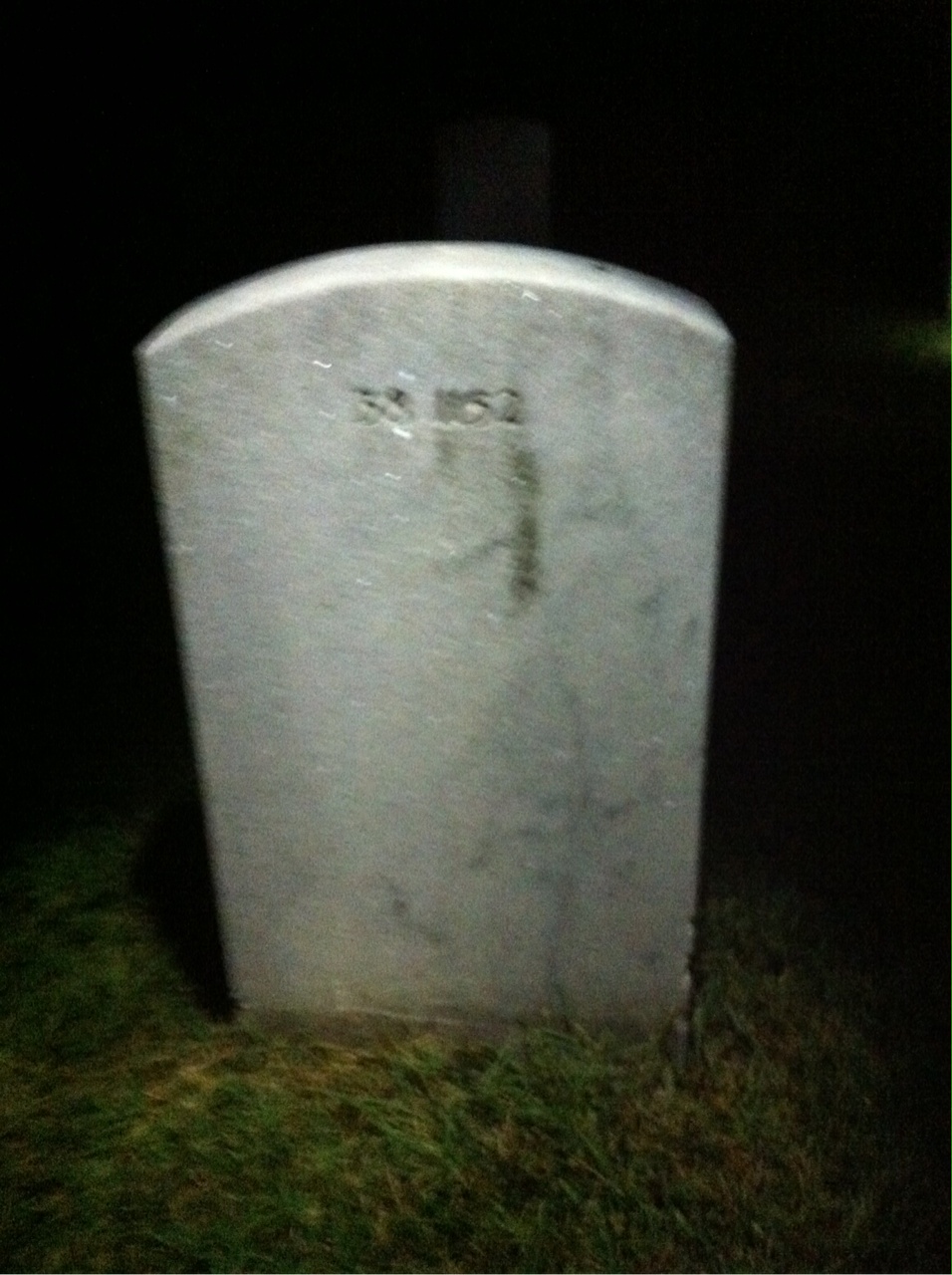 Back of headstone — Stephanie Angelo