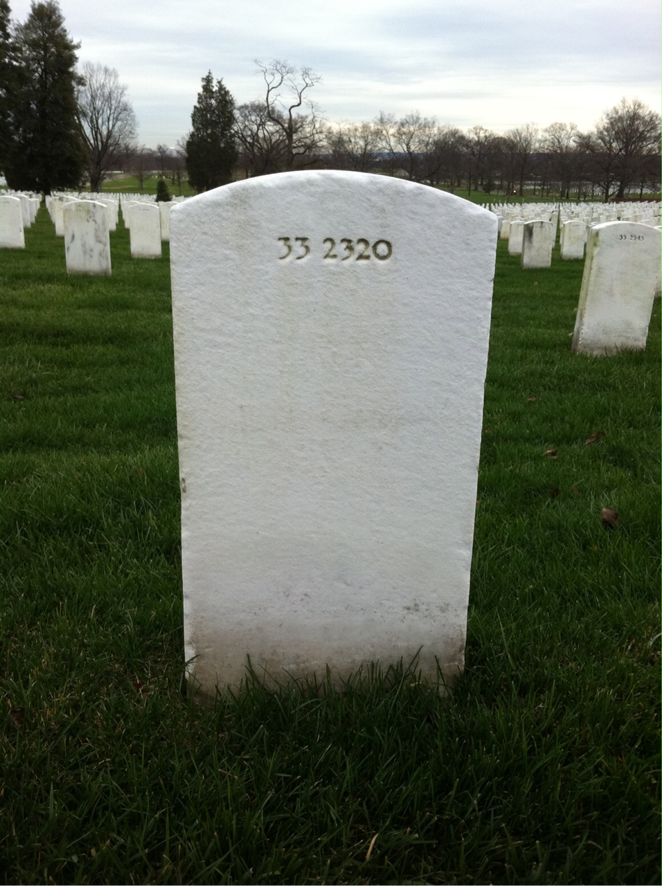Back of headstone — Charles Mikodis