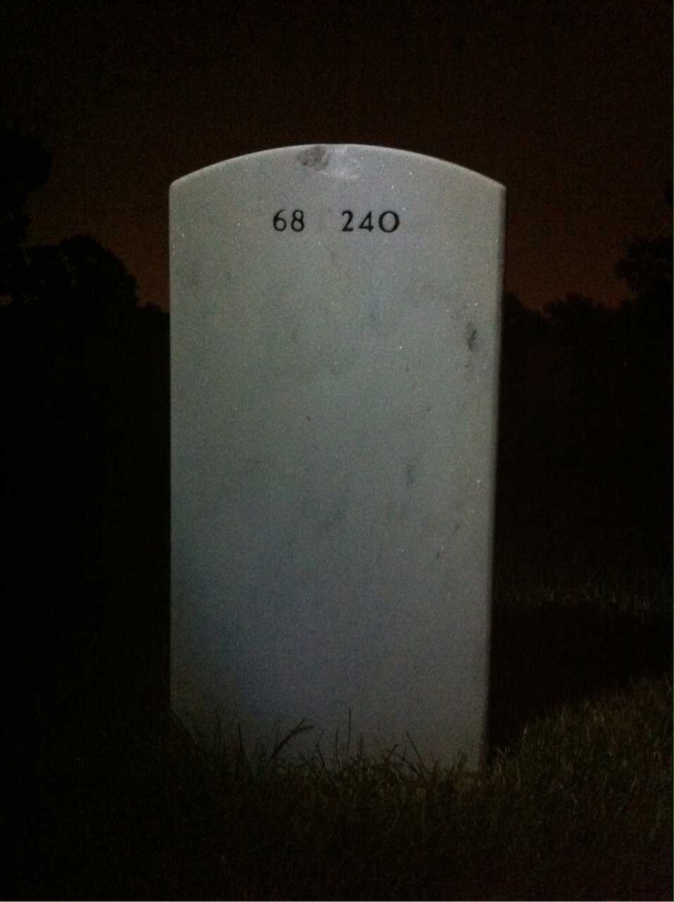 Back of headstone — Jack Gwin