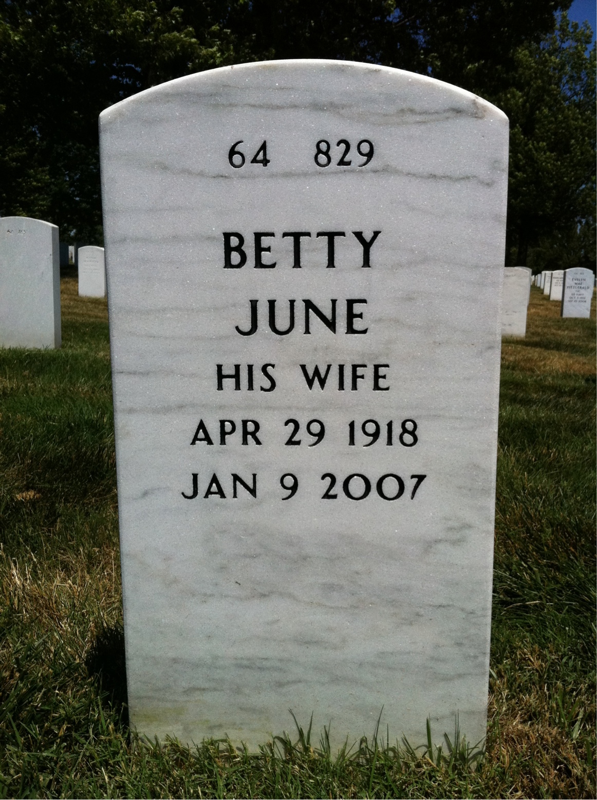 Back of headstone — David Wilson