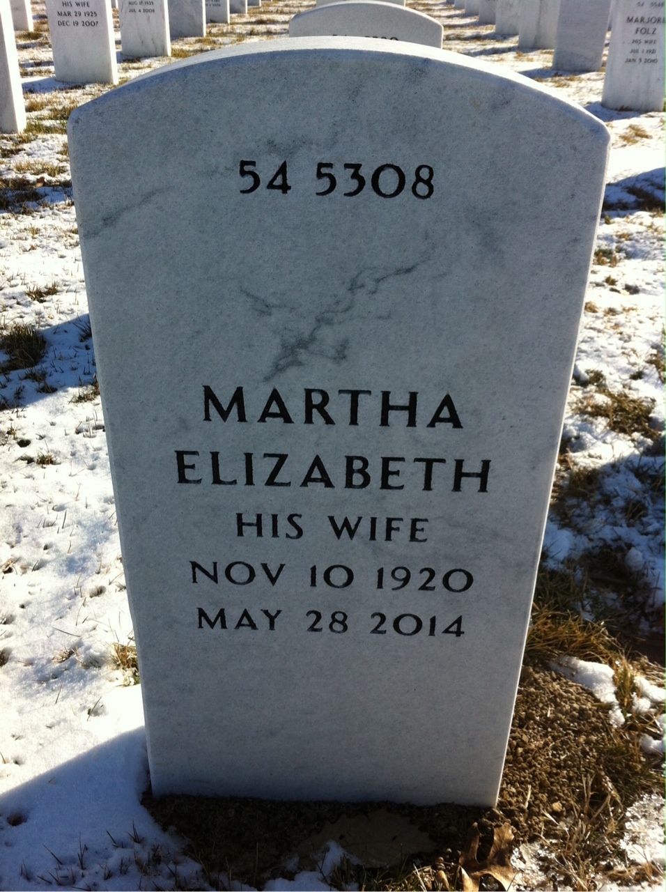 Back of headstone — Aaron Ingelfinger
