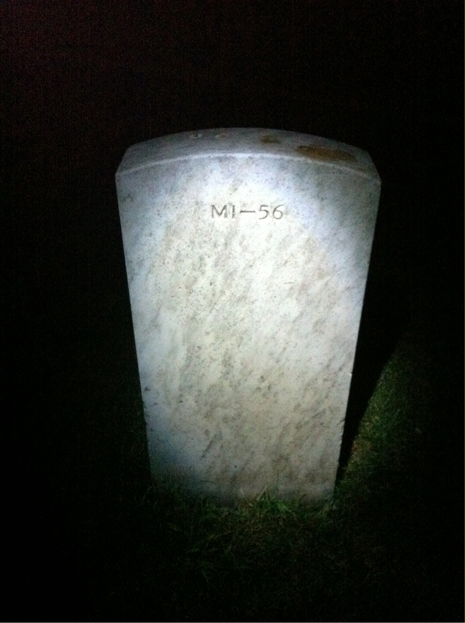 Back of headstone — Raymond Bobe