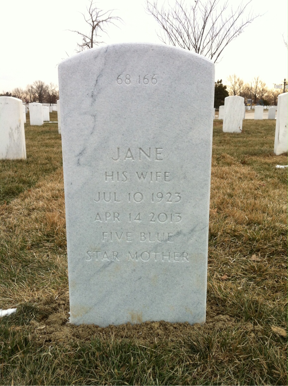 Back of headstone — Francis Eyre