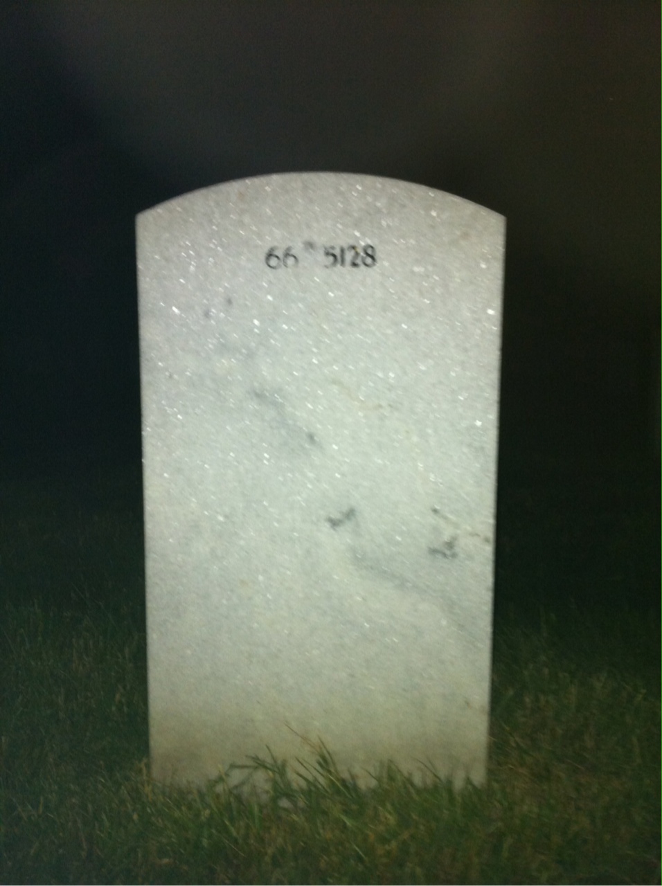 Back of headstone — James Nicholson