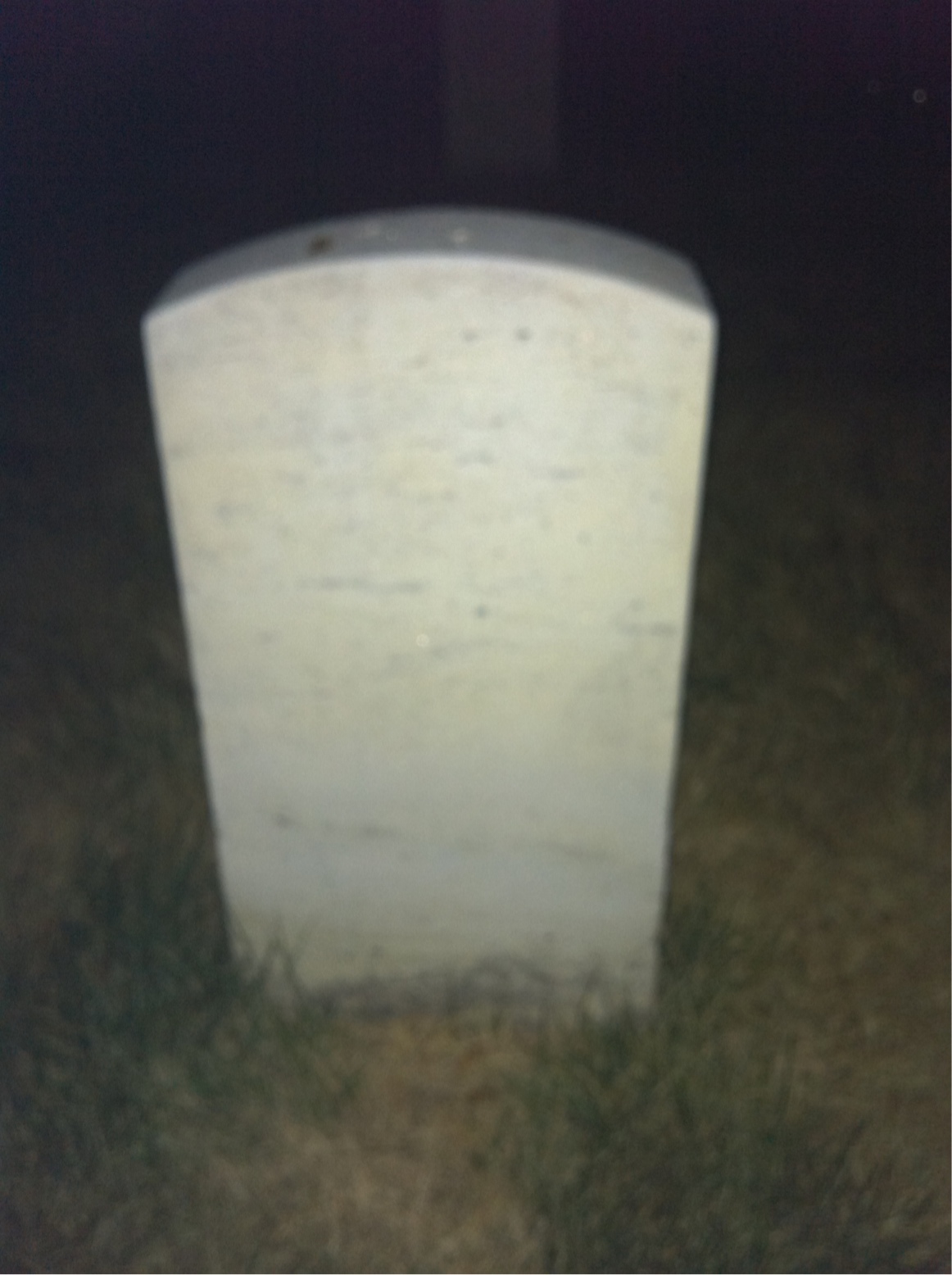 Back of headstone — Lawrence Murphy