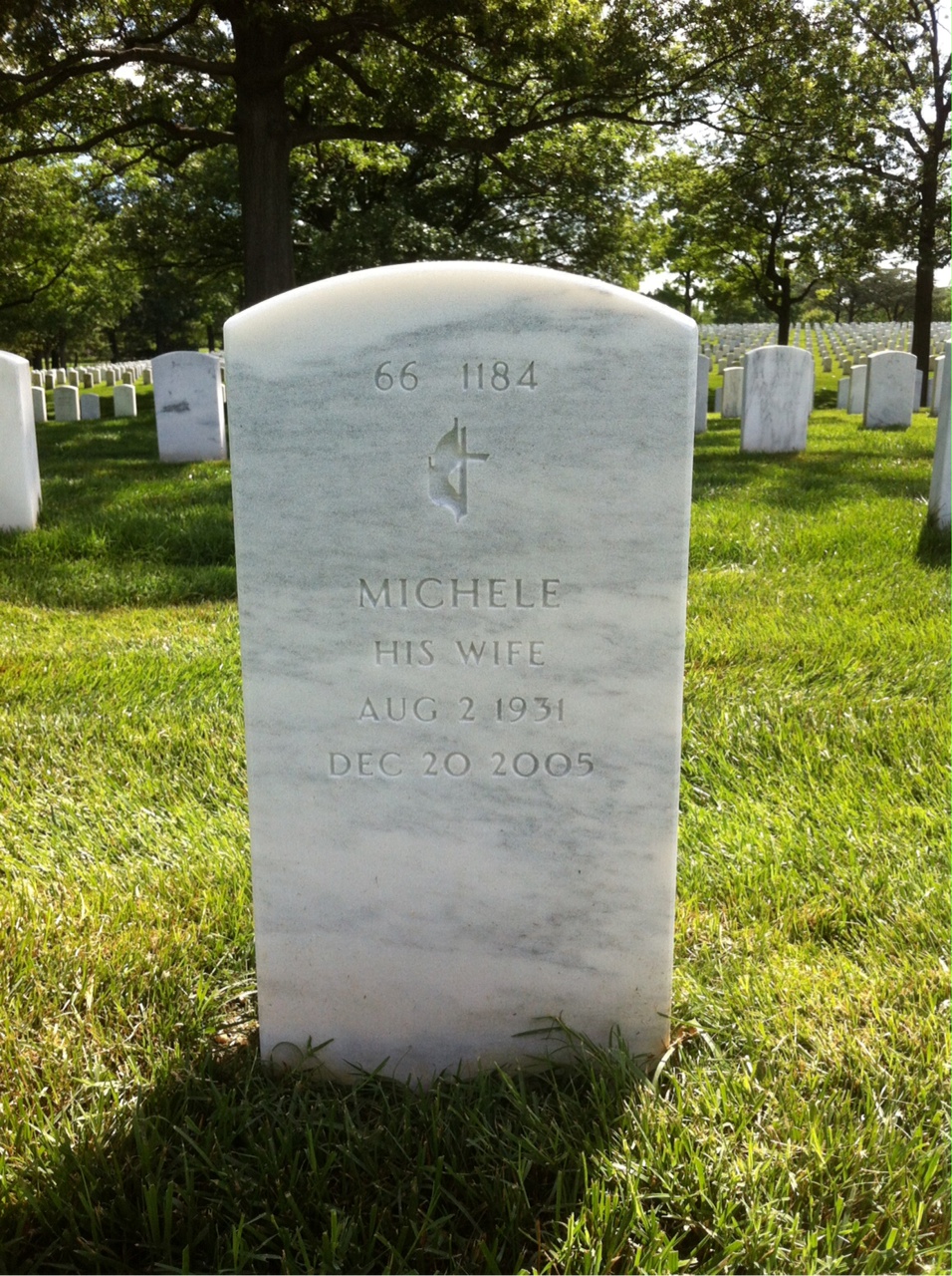 Back of headstone — John Liebel