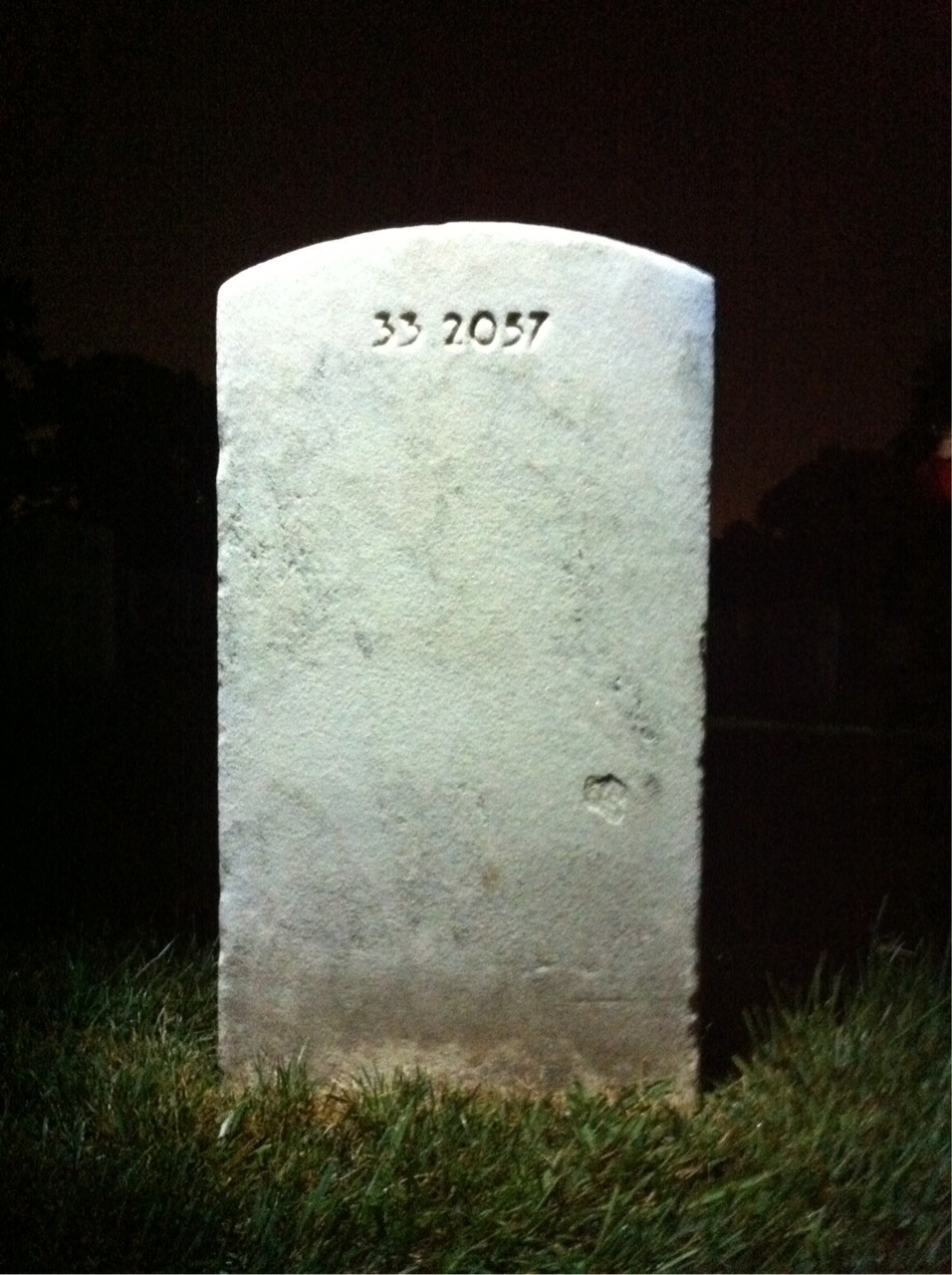 Back of headstone — Gladys Mitchell
