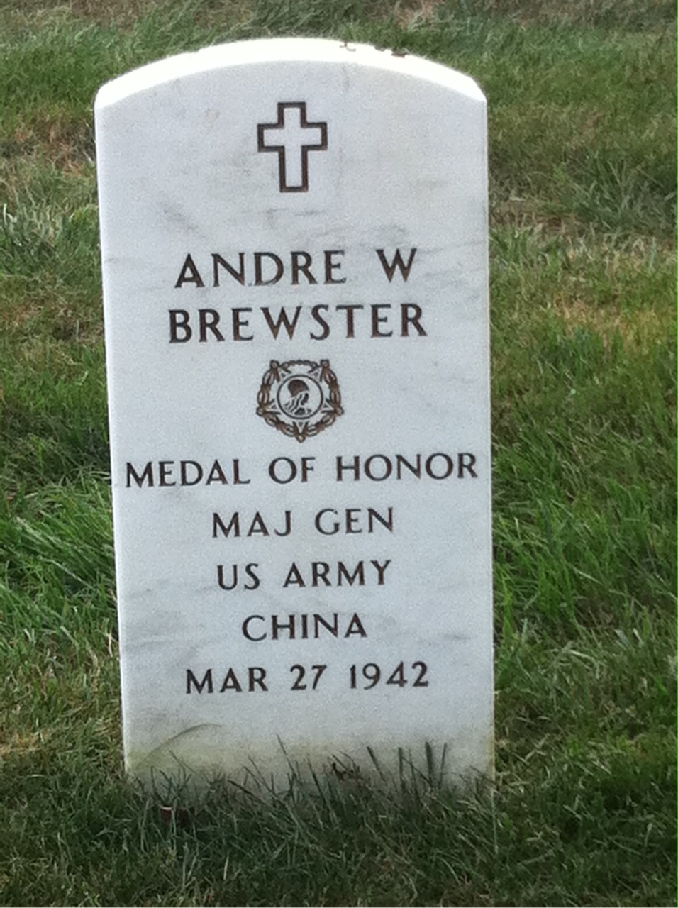 Headstone of Andre W. Brewster
