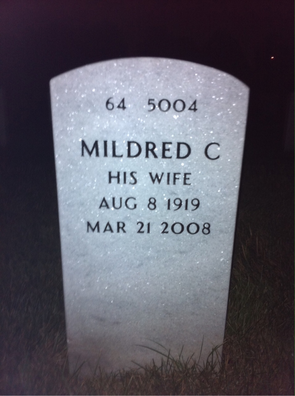 Back of headstone — James Ackiss