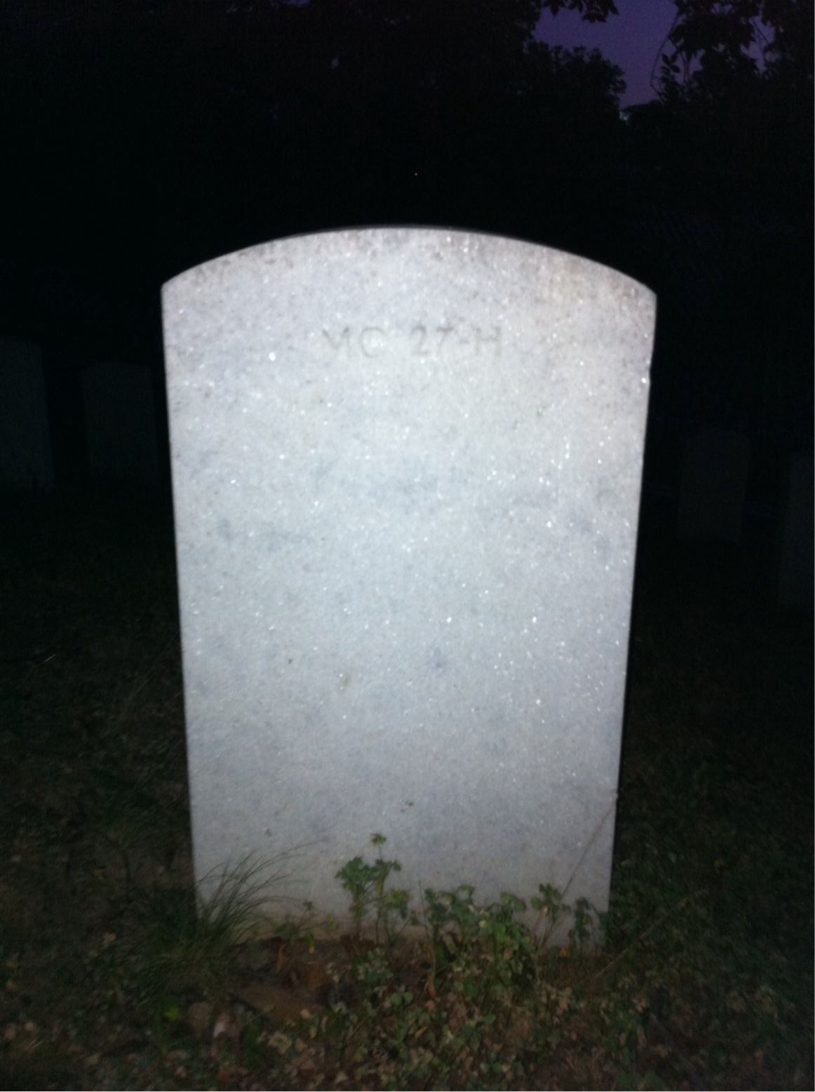 Back of headstone — Craig Munsen