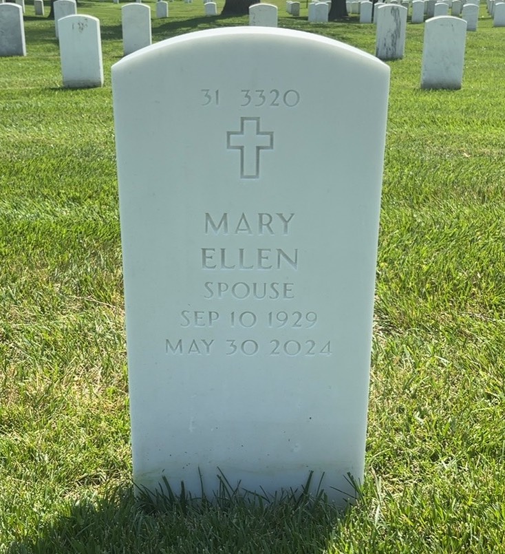 Back of headstone — Arthur Moulton