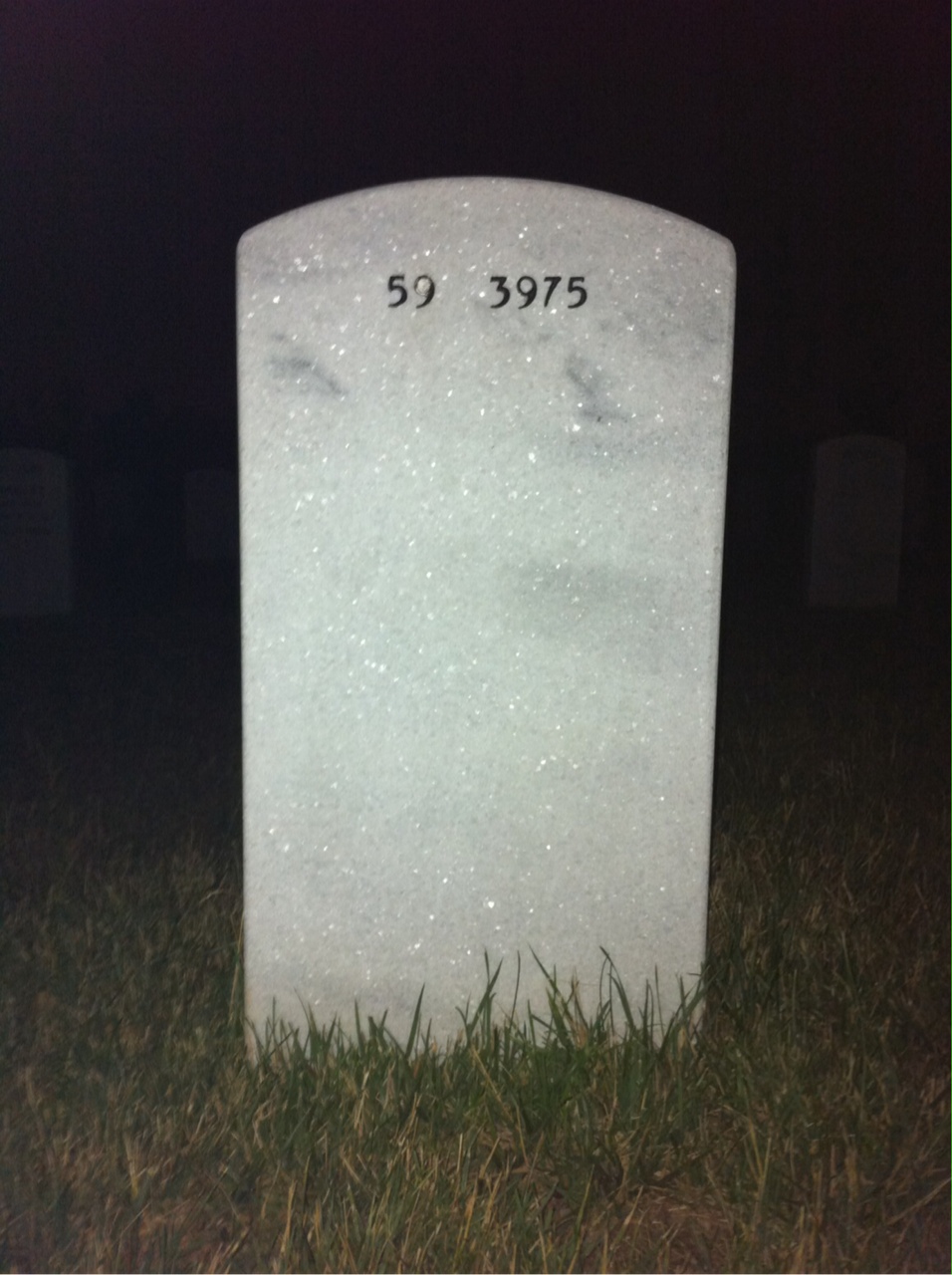Back of headstone — Nicholas Giglio
