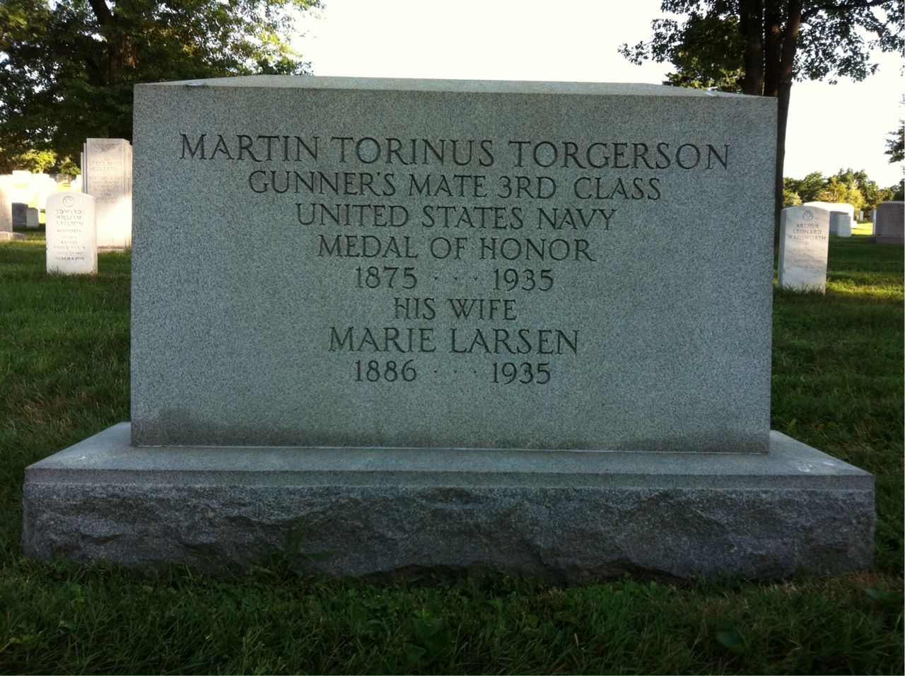 Headstone of Martin T. Torgerson