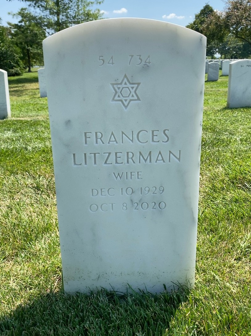 Back of headstone — Morris Kandle