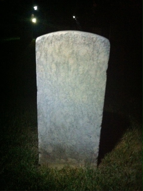 Back of headstone — William Murphy