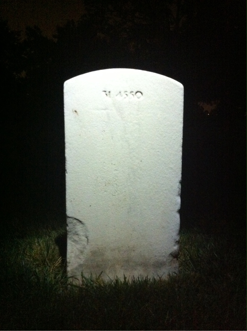 Back of headstone — Daley Murphy