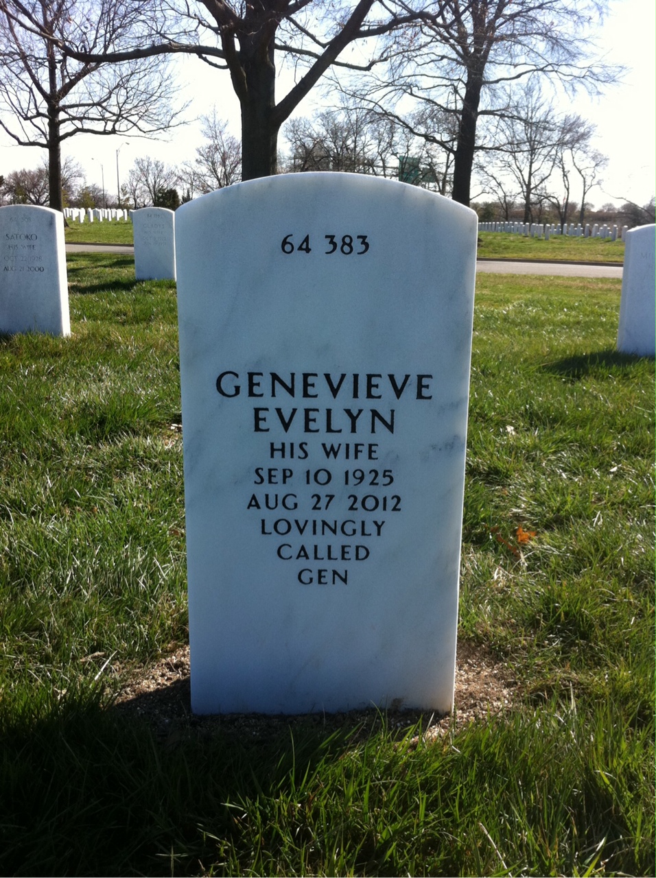 Back of headstone — Robert Simons