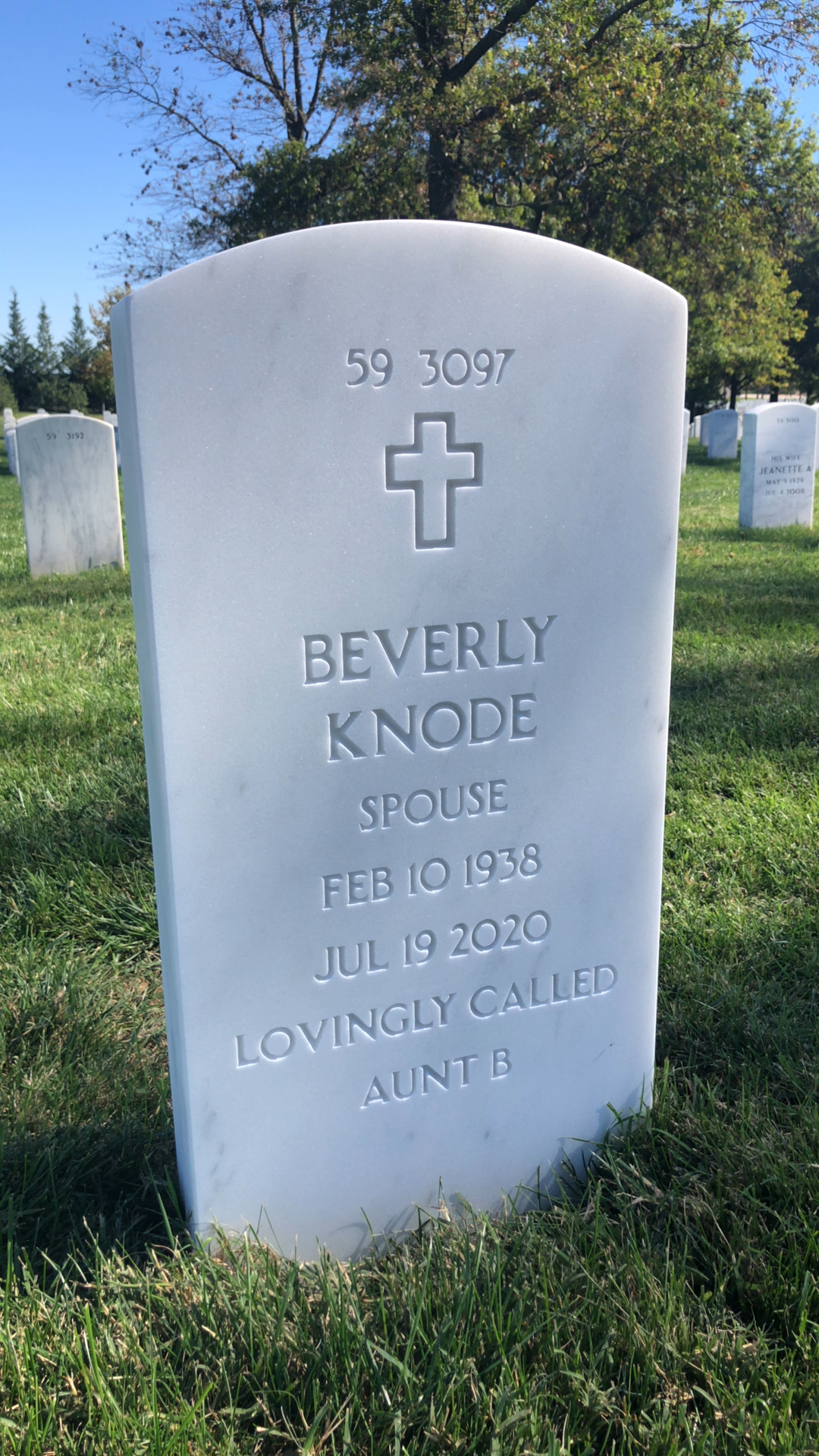 Back of headstone — Robert Dahlgren