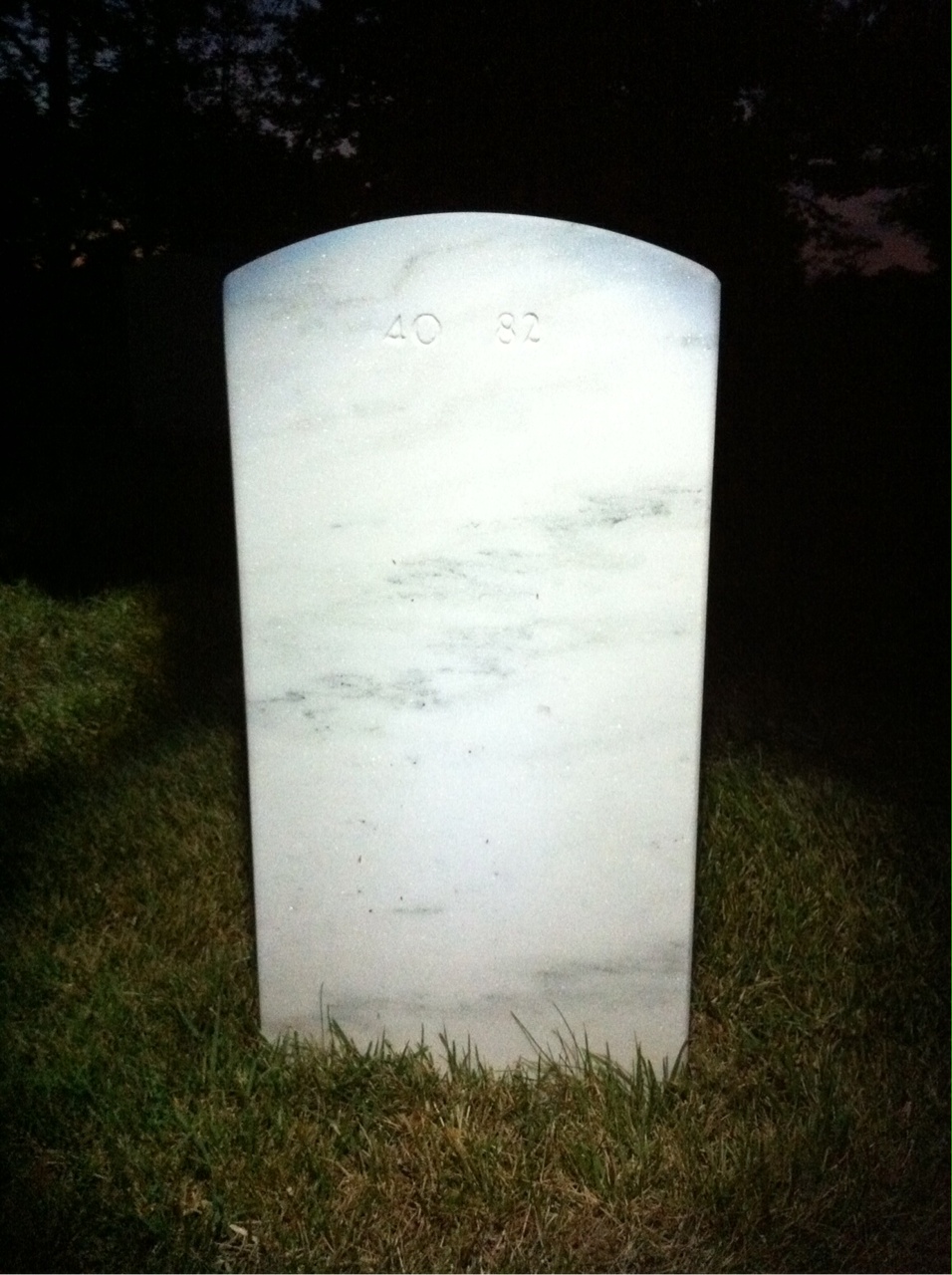 Back of headstone — Raymond Mallo