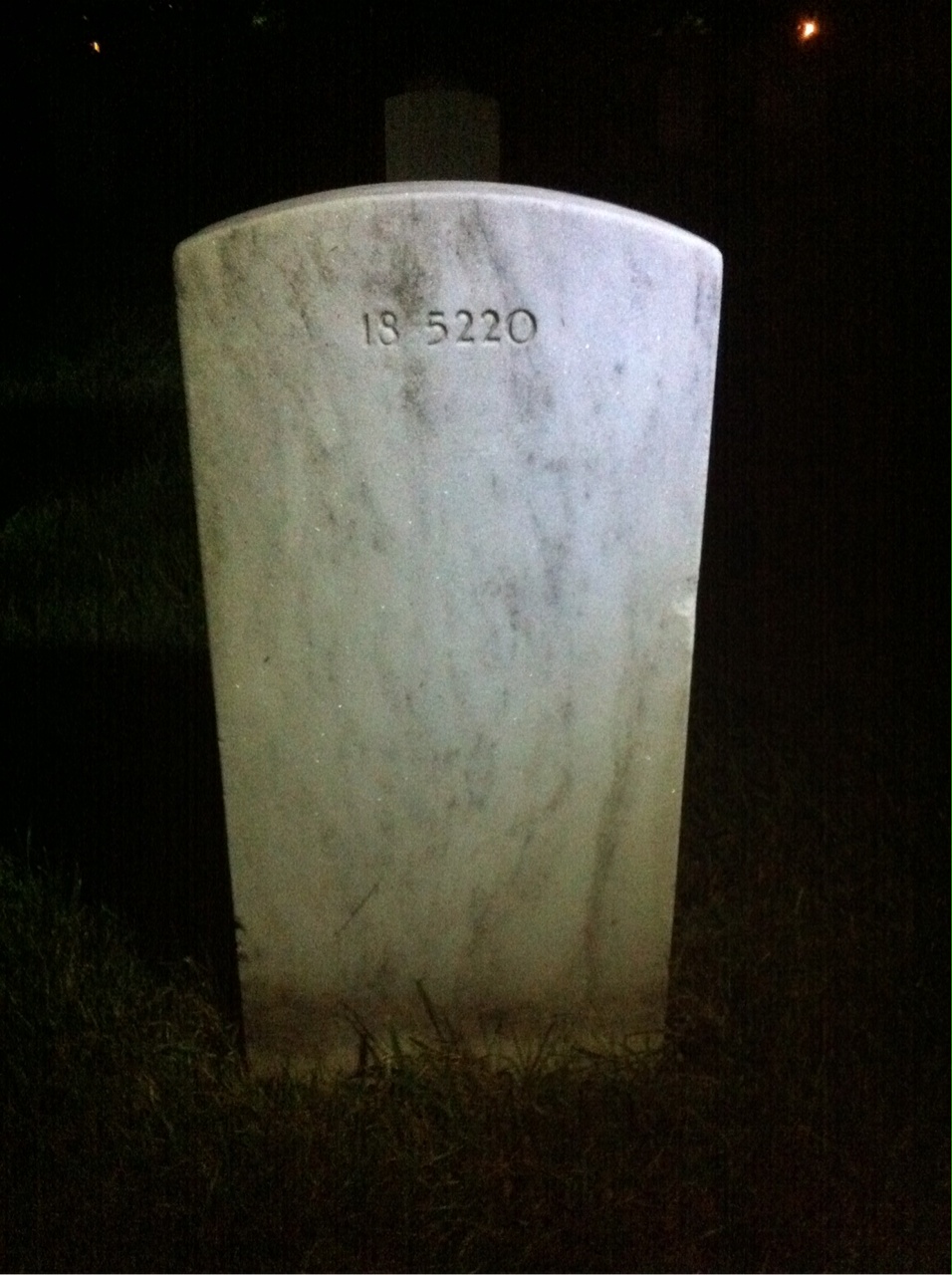 Back of headstone — Frances Bacon