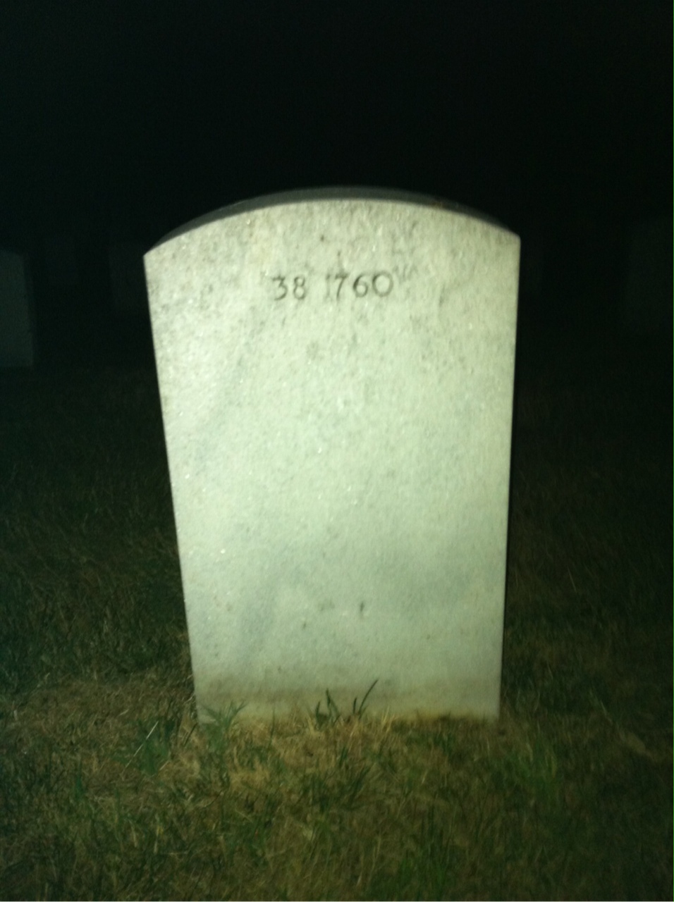 Back of headstone — Henry Atler