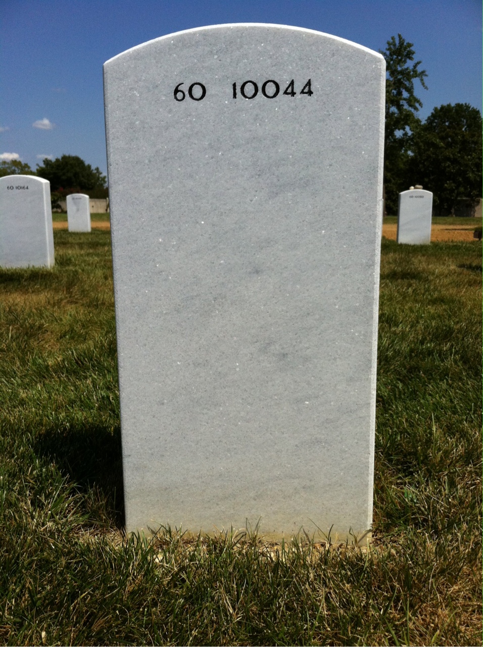 Back of headstone — William Gutierrez