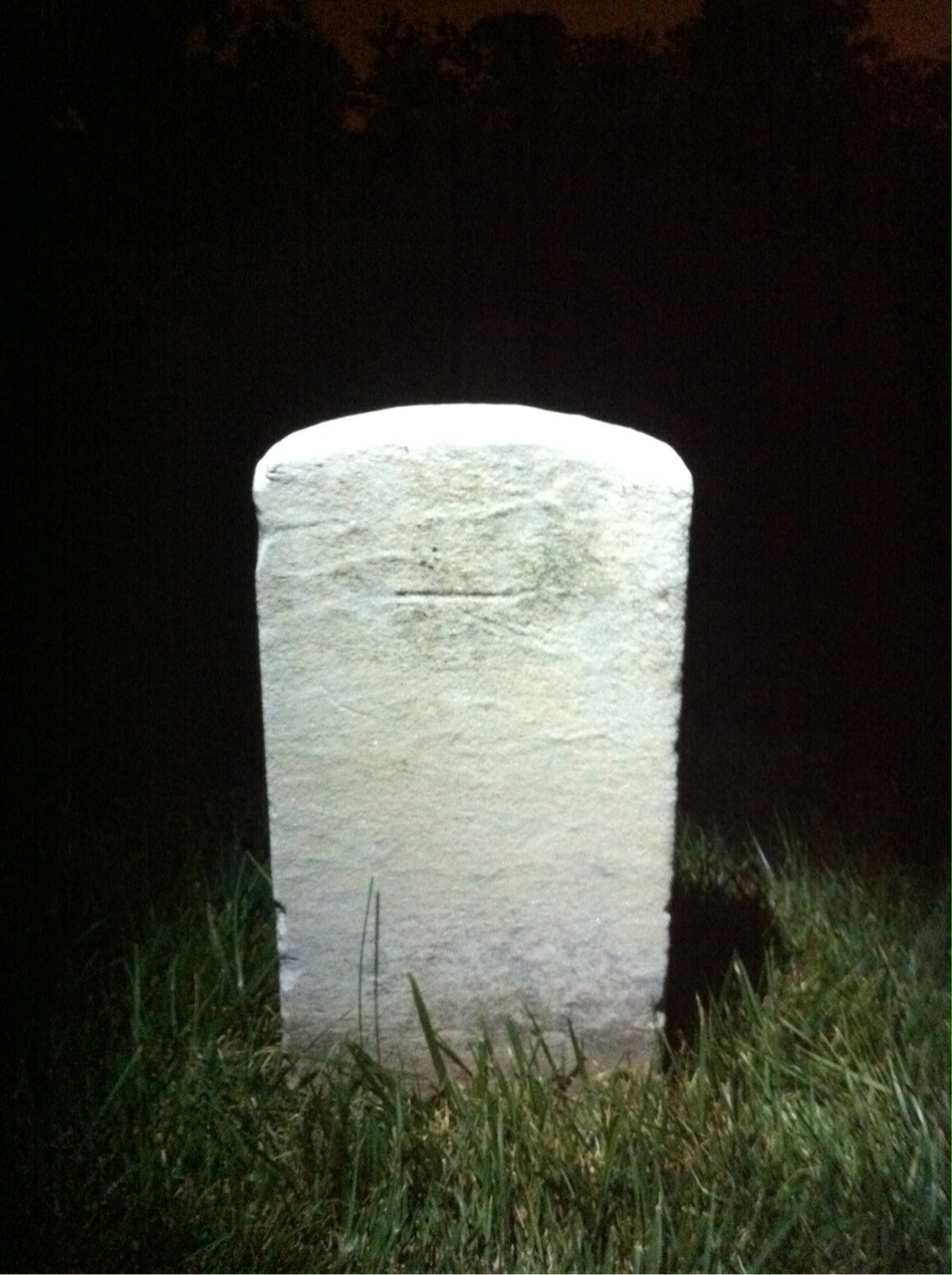 Back of headstone — Ludwig Bremer