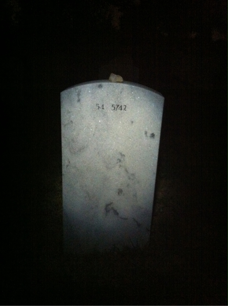 Back of headstone — Mitchell Pijanowski