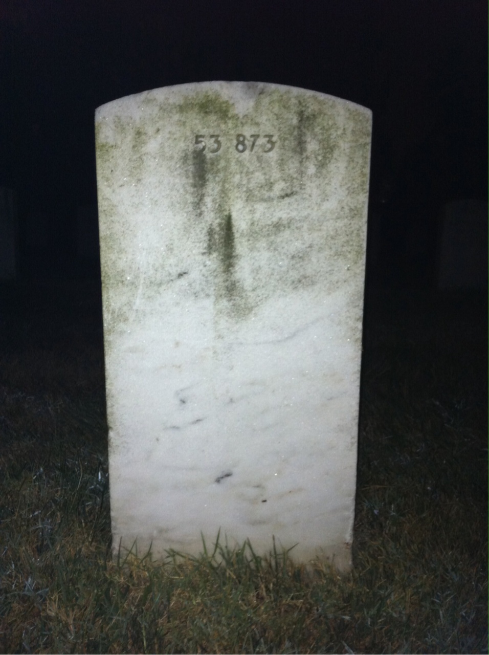 Back of headstone — Norris Glen Hensley