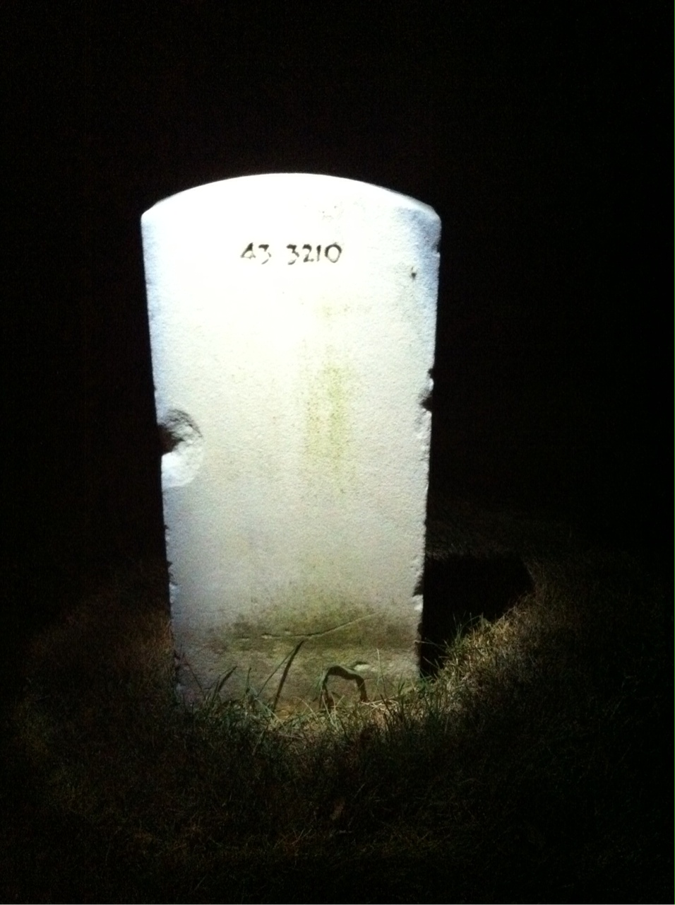 Back of headstone — Emma Anderson
