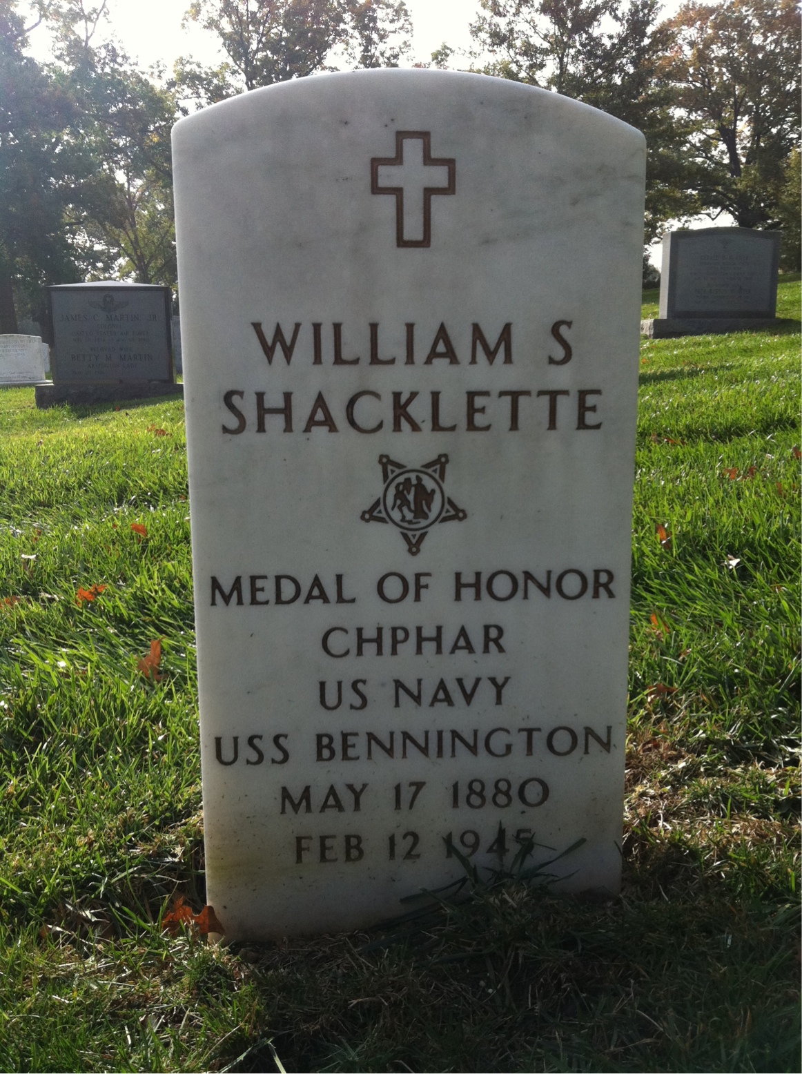 Headstone of William S. Shacklette
