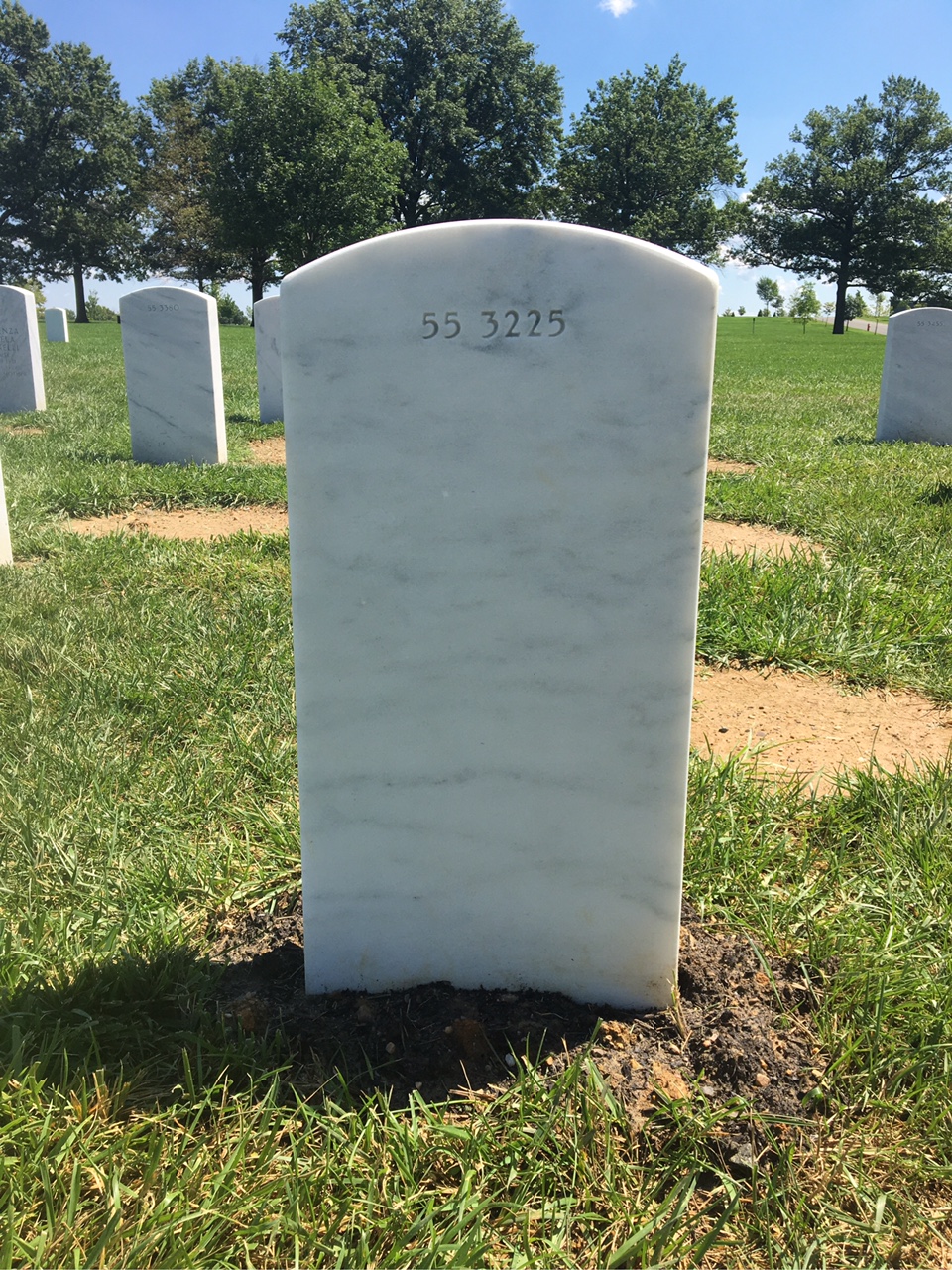 Back of headstone — John Mckelvey