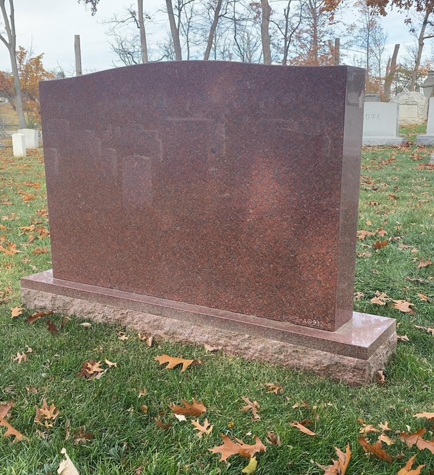 Back of headstone — Ernest Altekruse