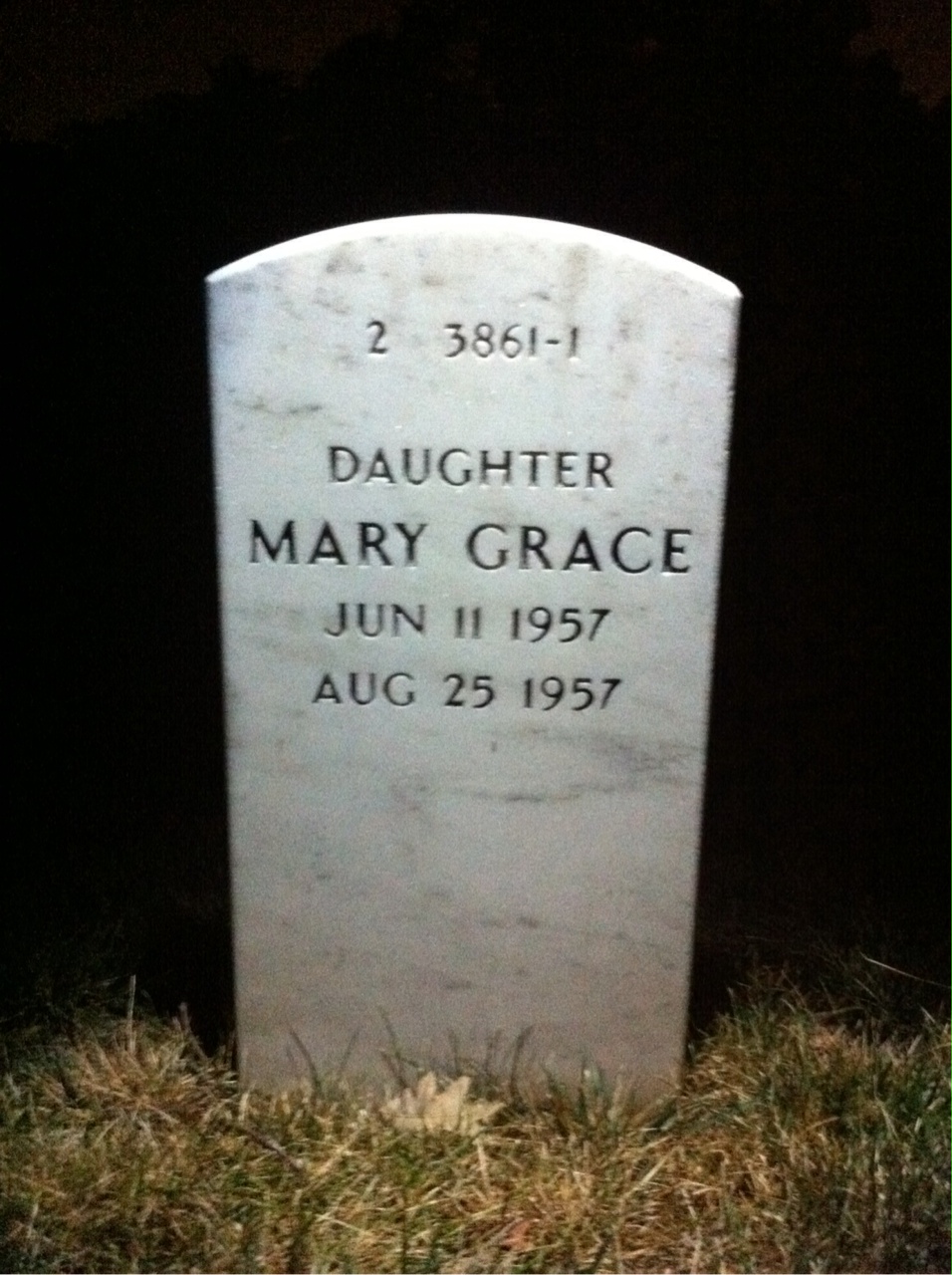Back of headstone — John Suter