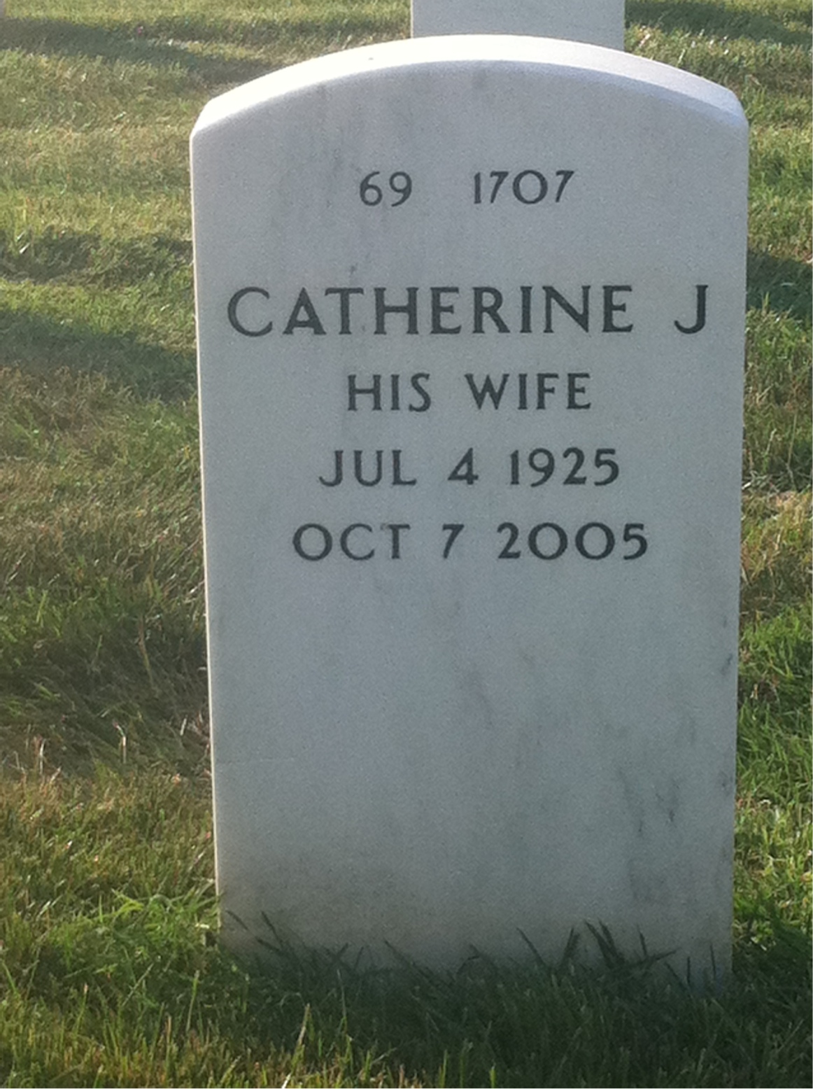 Back of headstone — Andrew Blasko