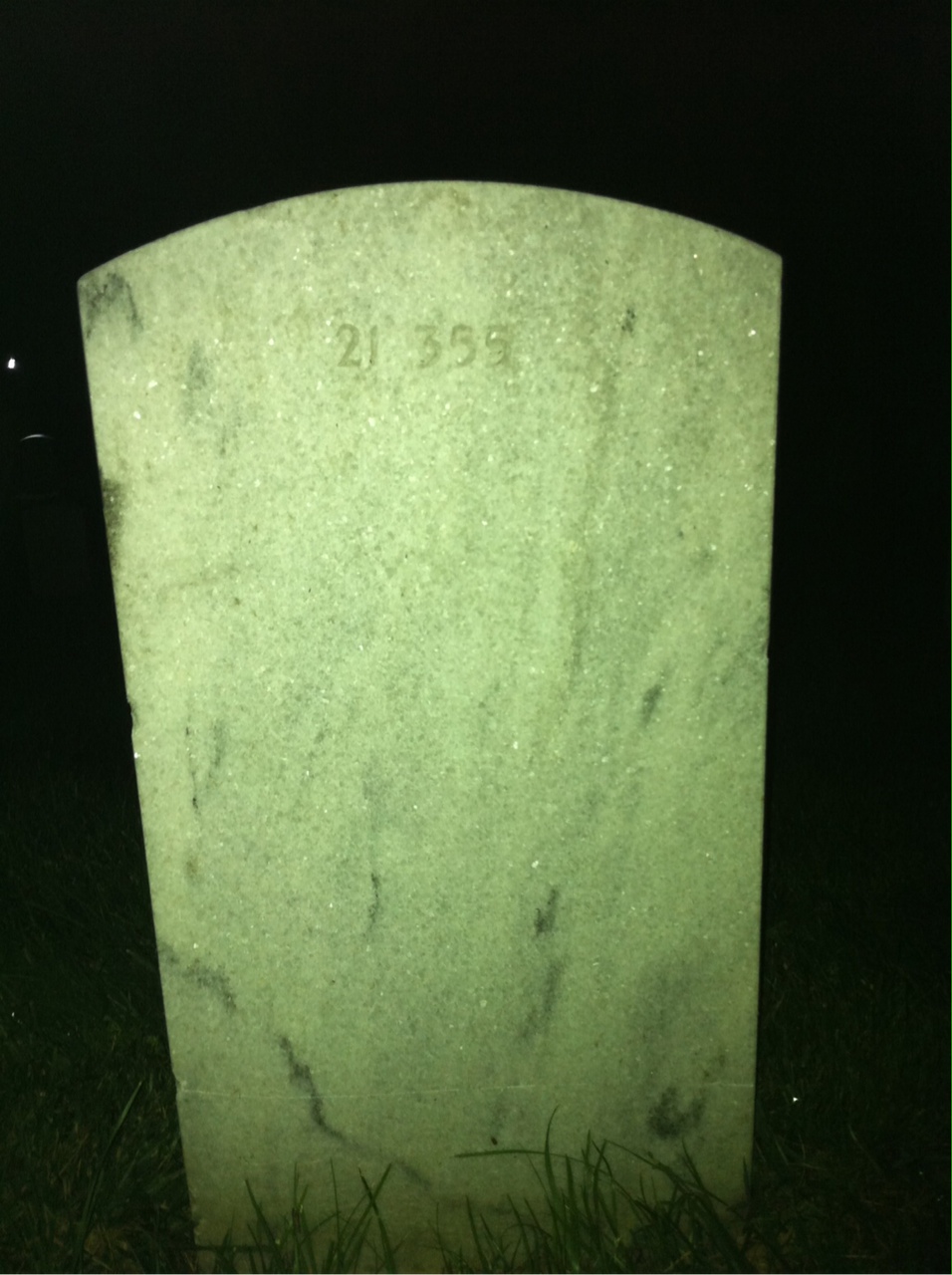Back of headstone — Ann Lucille Kilfoil