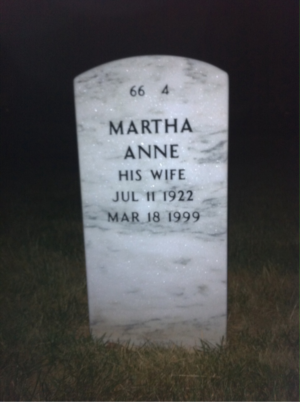 Back of headstone — Frank Raidl