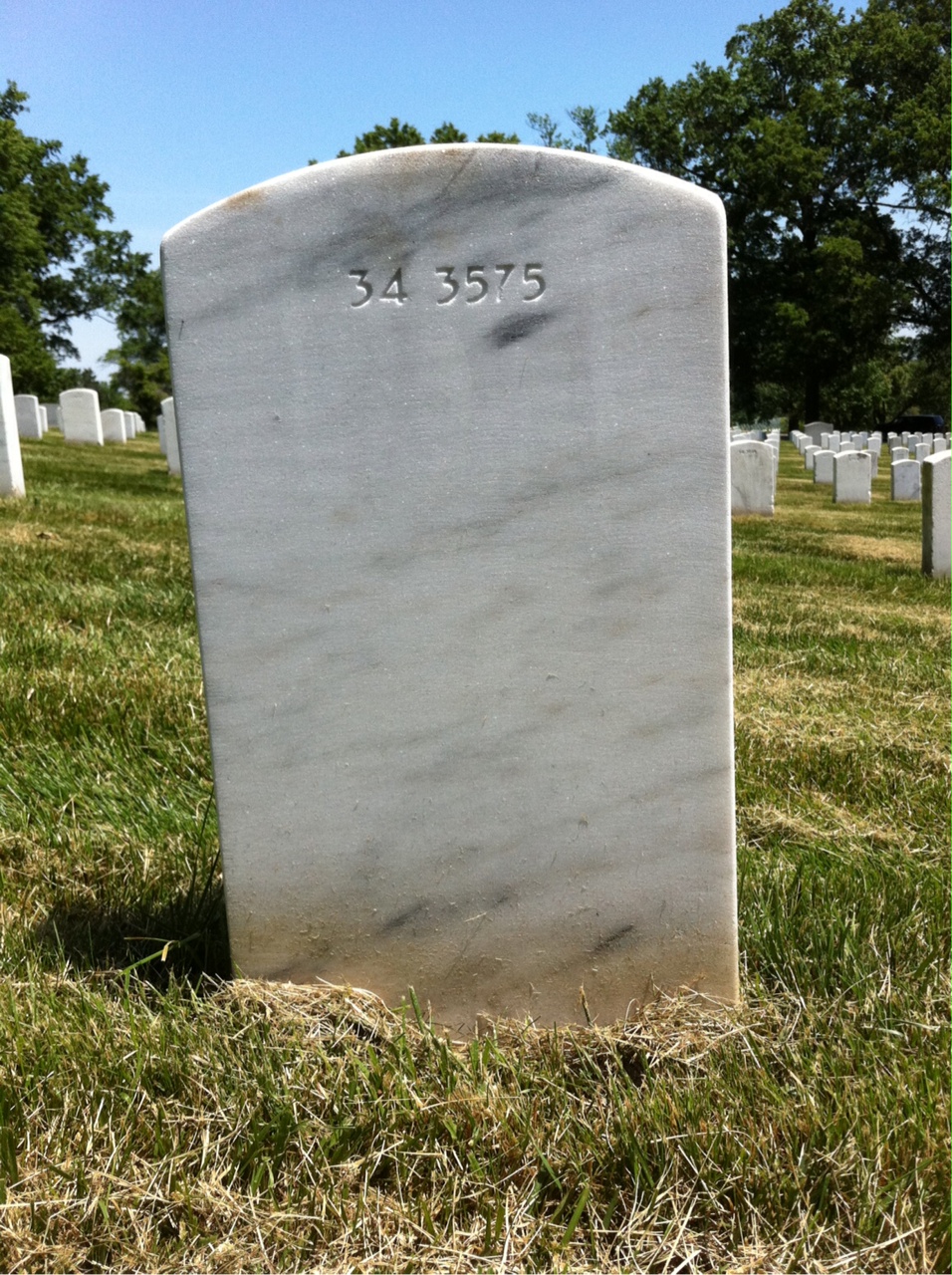 Back of headstone — Ivan Appleby