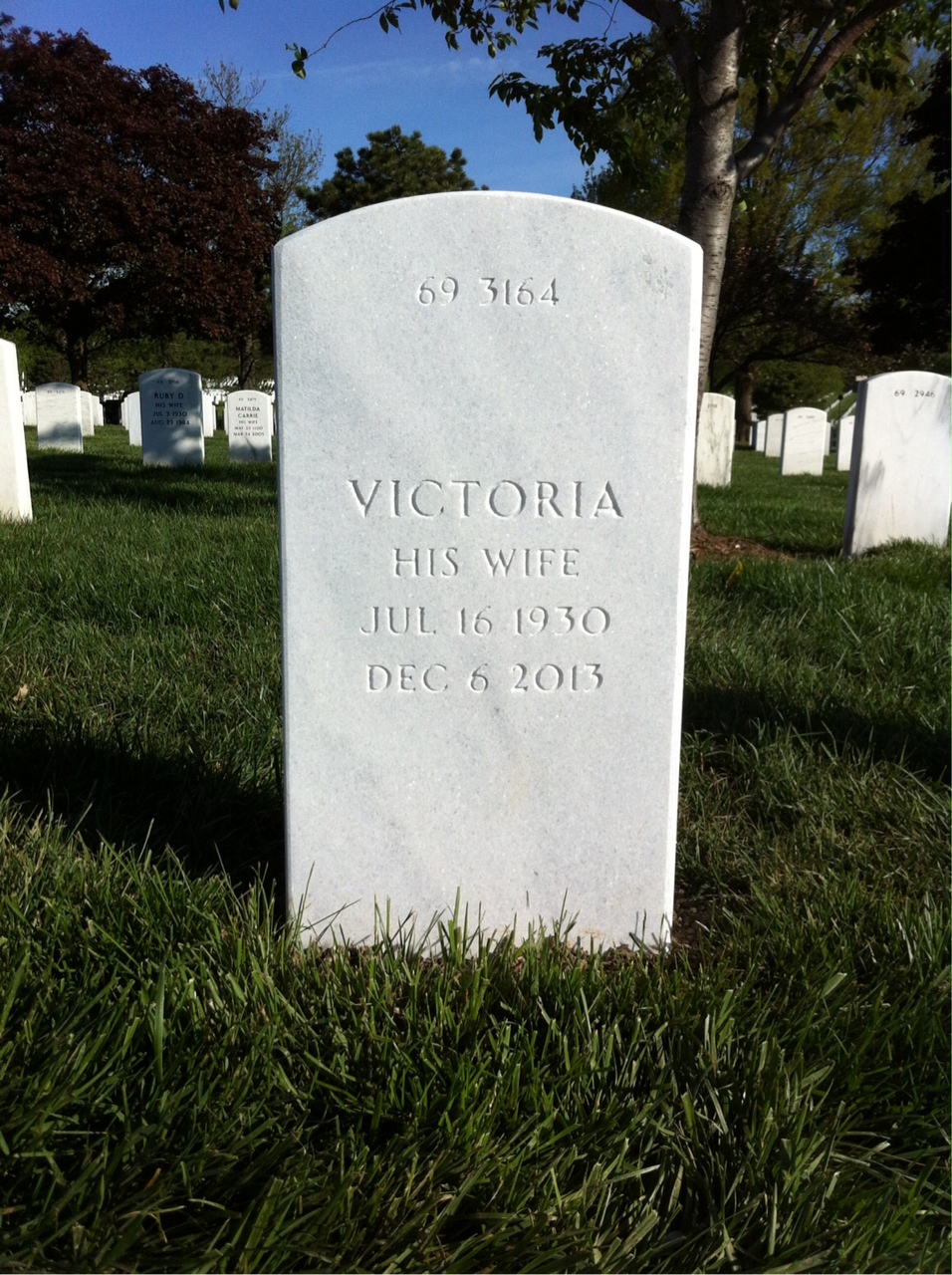 Back of headstone — Willie Lewis