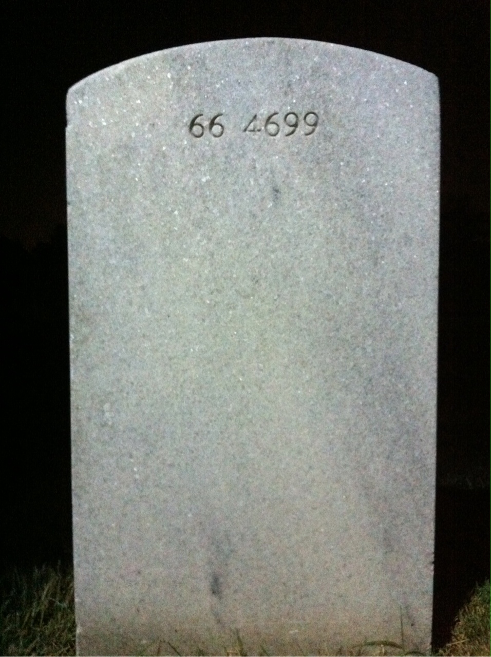 Back of headstone — Thomas Lewis Davis