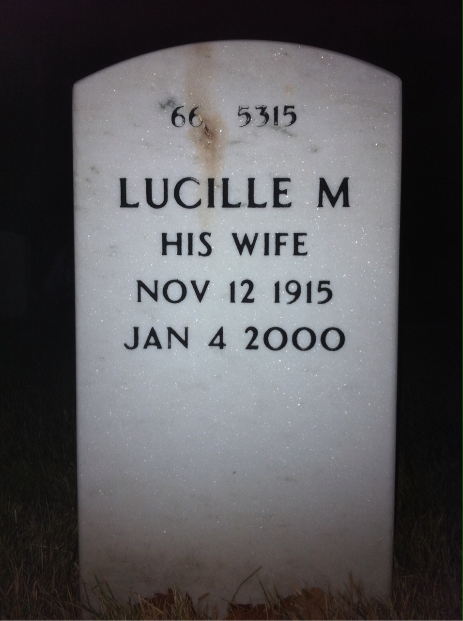 Back of headstone — Joseph Donohue