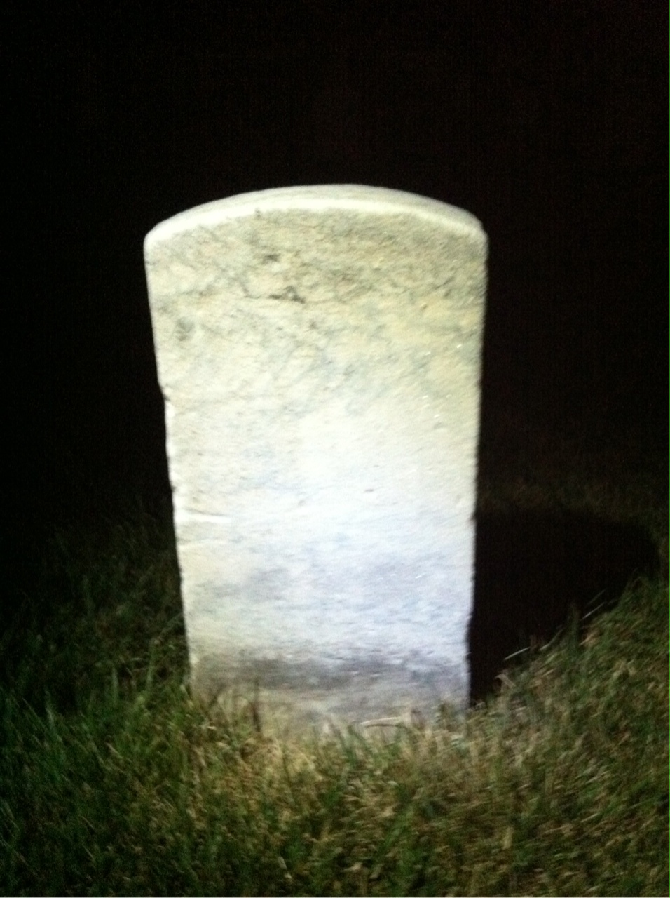Back of headstone — Robert Badjer