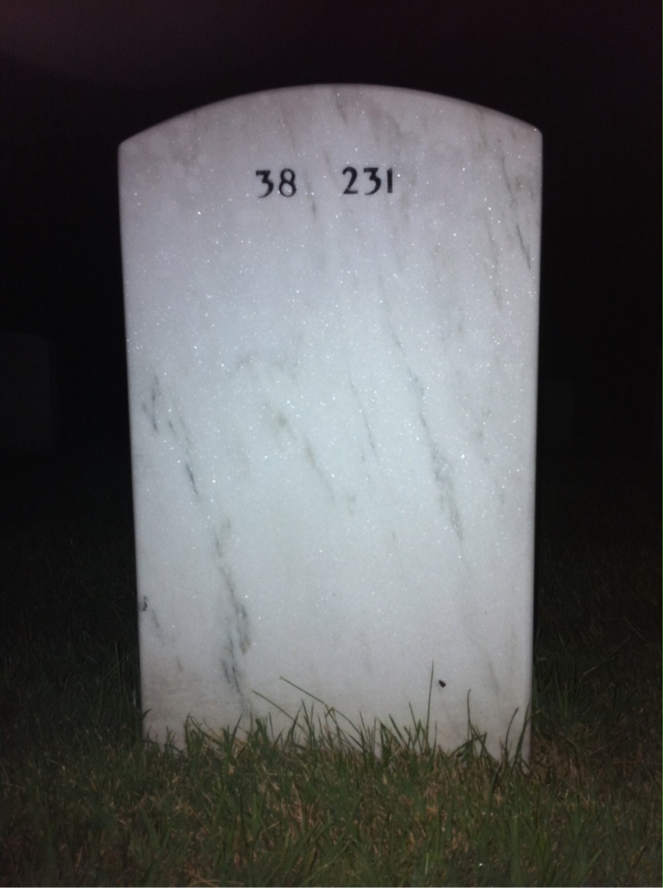 Back of headstone — George Patrick