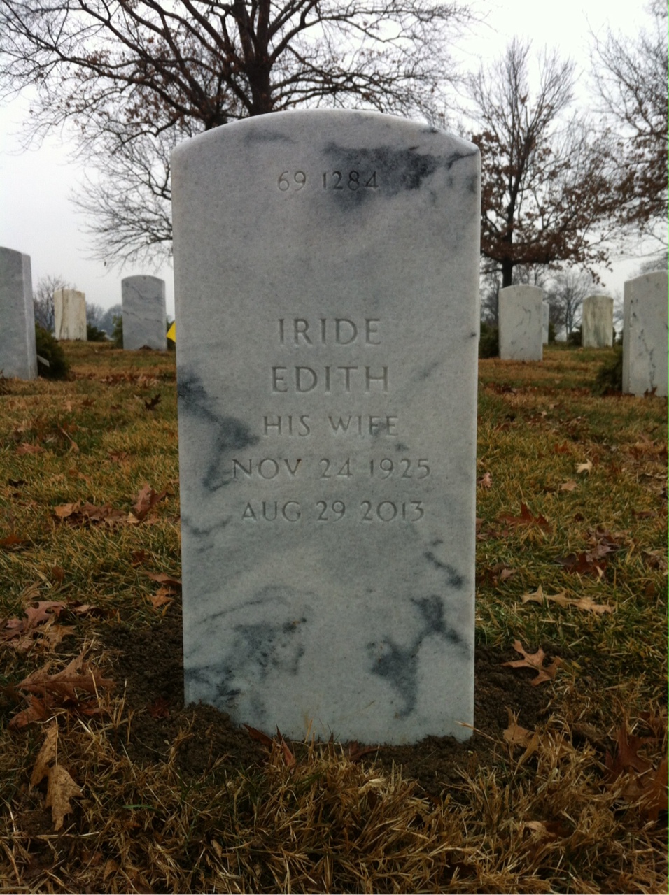 Back of headstone — Neil Woodward
