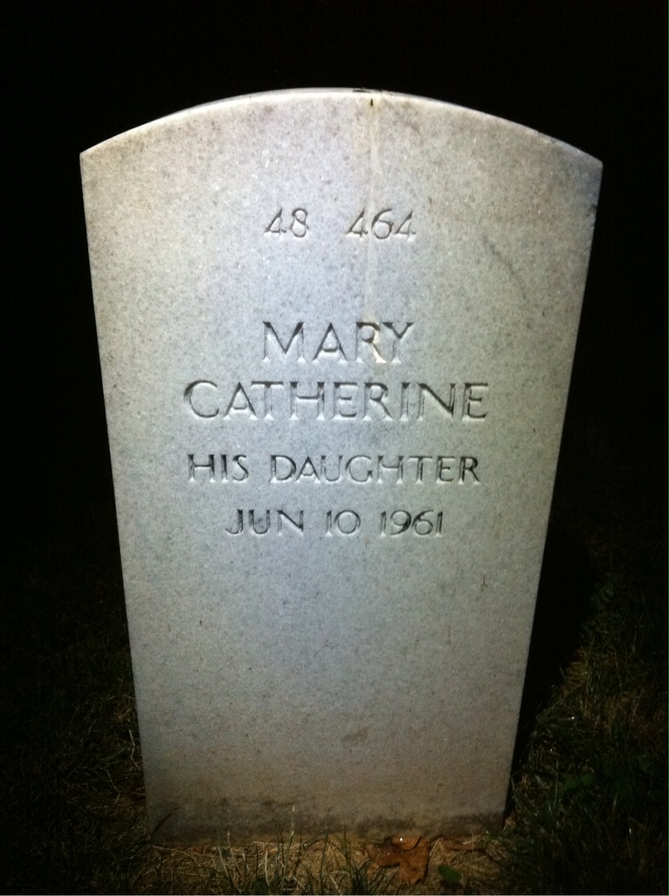 Back of headstone — St Clair Reeves