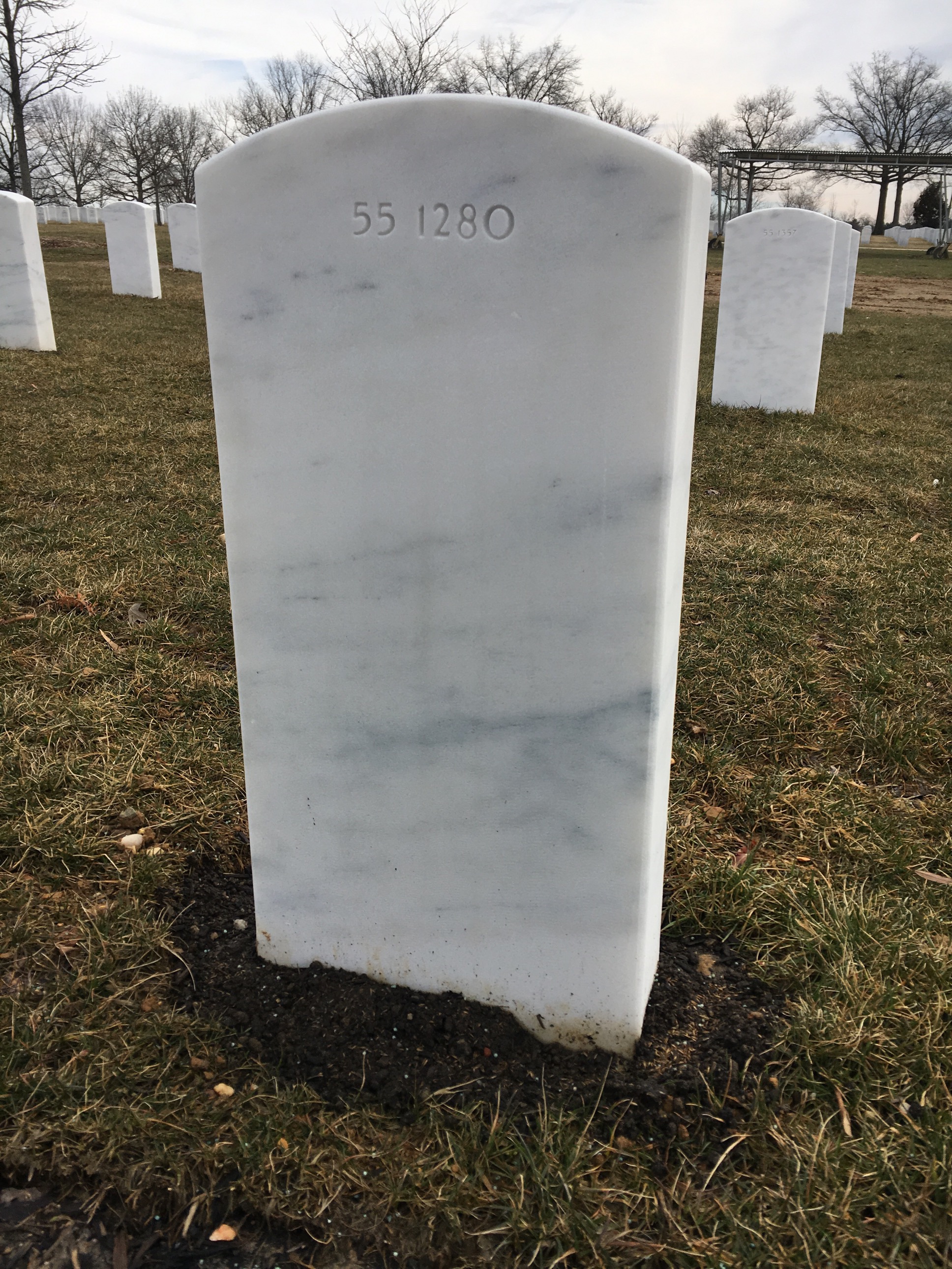 Back of headstone — Conrad Boterweg