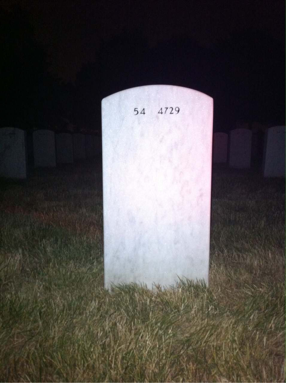 Back of headstone — Lawrence Pratt