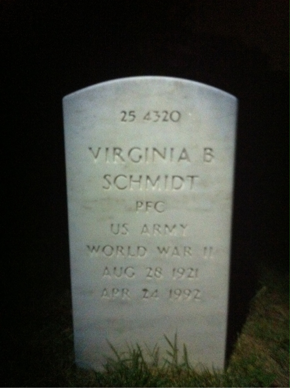 Back of headstone — Raymond Moroz