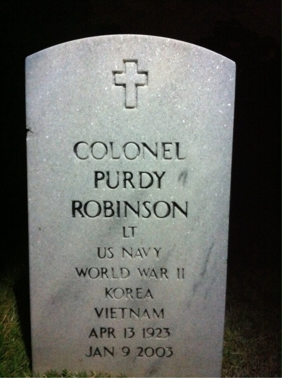 Colonel P Robinson