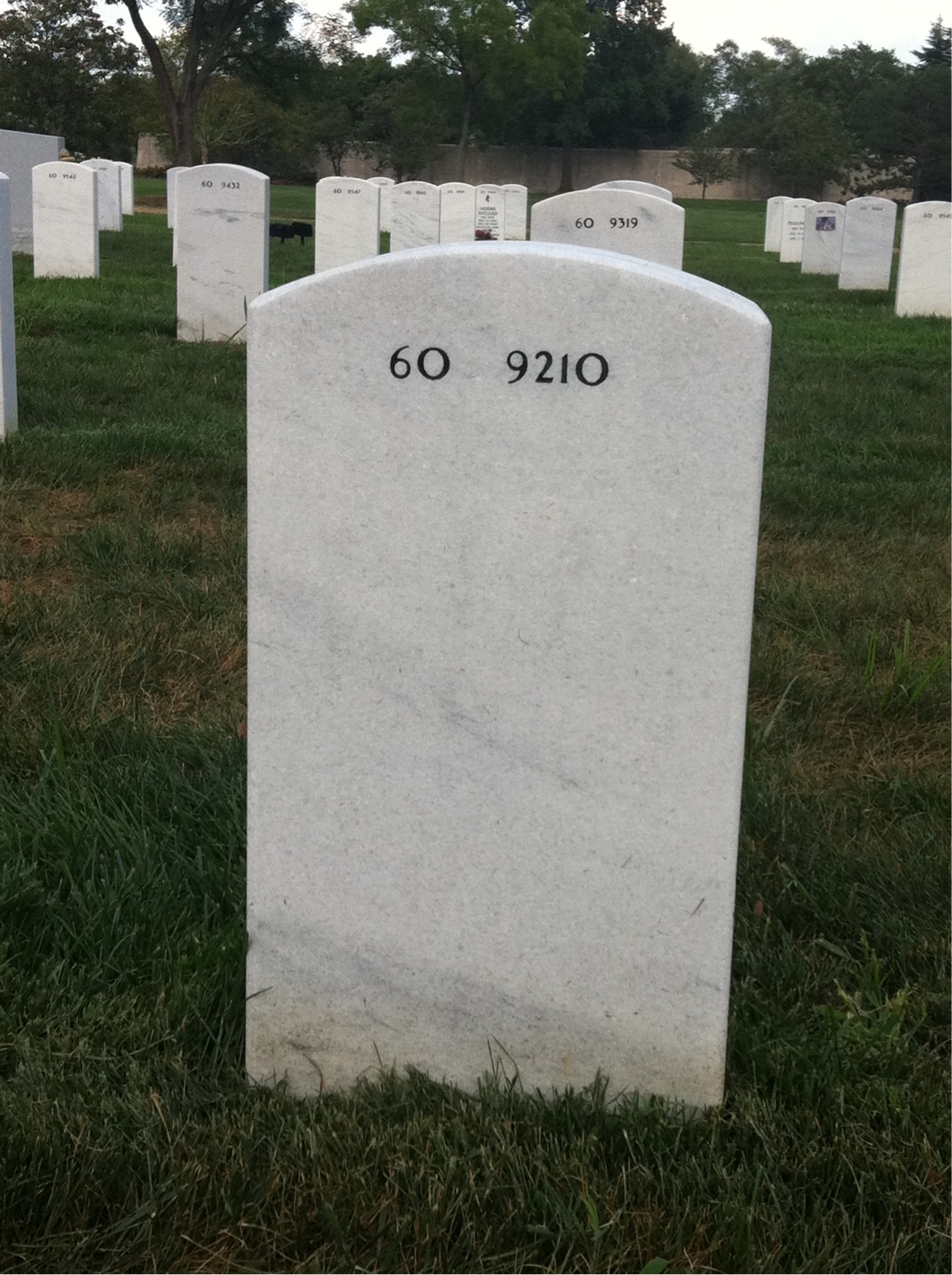 Back of headstone — Alfred Magee
